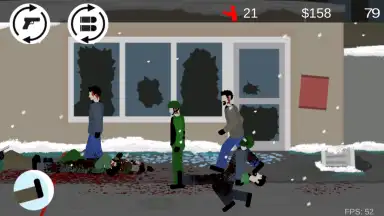 Captura de tela de Flat Zombies: Cleanup and Defense 17