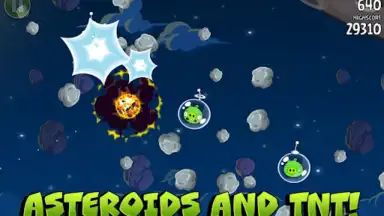 Captura de tela de Angry Birds Space 4