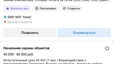 Captura de tela de Rabota.ru 1