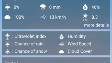 Captura de tela de Weather Forecast 13