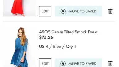 Captura de tela de ASOS 1