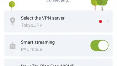Captura de tela de SGreen VPN 4
