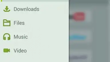 Captura de tela de Download Manager Android 8