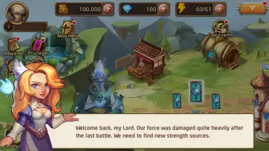 Captura de tela de Heroes Legend: Idle Battle War 3