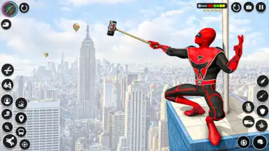 Captura de tela de Spider Rope Hero - Crime Game 1