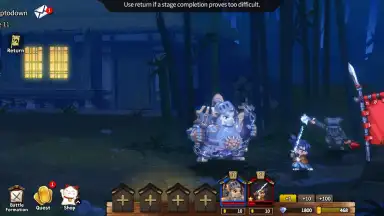 Captura de tela de Tiny Samurai Showdown 17
