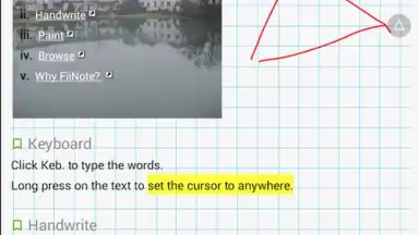 Captura de tela de FreeNote 7 7