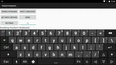 Captura de tela de Hacker's Keyboard 4