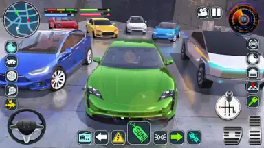 Captura de tela de Electric Car Game Simulator 1