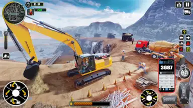 Captura de tela de Excavator Truck Simulator Game 2