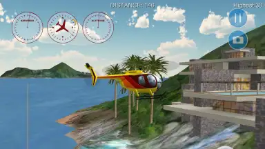 Captura de tela de Helicopter Flight Simulator 10