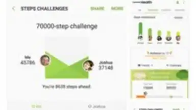 Captura de tela de Samsung Health 3