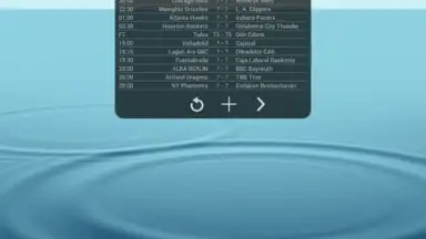 Captura de tela de Basketball Livescore Widget 4