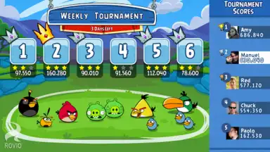 Captura de tela de Angry Birds Friends 6