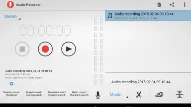 Captura de tela de Audio Recorder 5