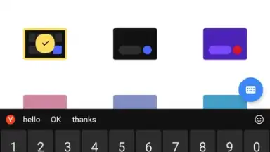 Captura de tela de Yandex Keyboard 14