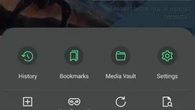 Captura de tela de AVG Browser 3