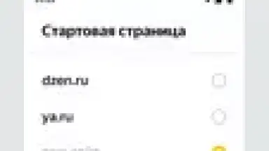 Captura de tela de Yandex Start 9