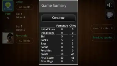 Captura de tela de Live Spades Pro 1