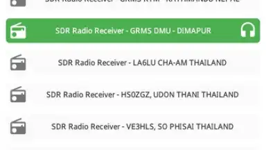Captura de tela de SDR Radio 3