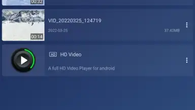 Captura de tela de Video Player 2