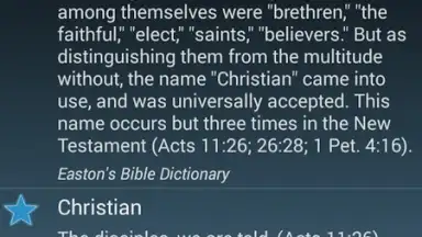 Captura de tela de The Bible Dictionary 4