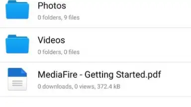 Captura de tela de MediaFire 12
