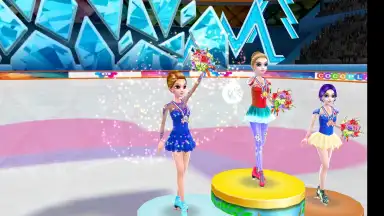 Captura de tela de Ice Skating Ballerina - Dance Challenge Arena 2