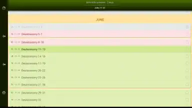 Captura de tela de Bible Reading Schedule 10