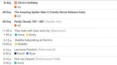 Captura de tela de Cozi Family Calendar 2