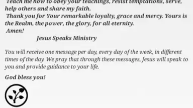 Captura de tela de Jesus Speaks 4