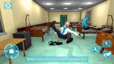 Captura de tela de Scary Doctor 3D Pranks Fun 4