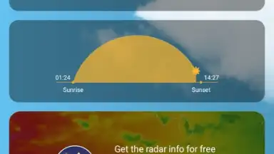 Captura de tela de Daily Weather Free 5