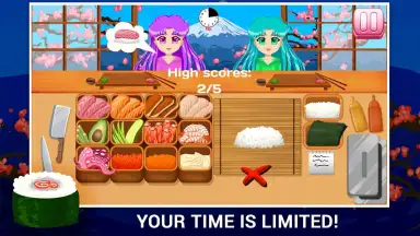 Captura de tela de Sushi Making Game 4
