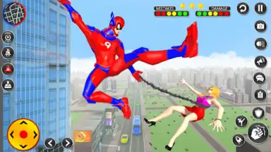 Captura de tela de Spider Rope Hero Spider Games 5