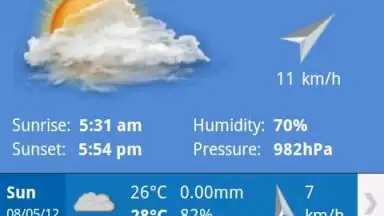 Captura de tela de PH Weather 8