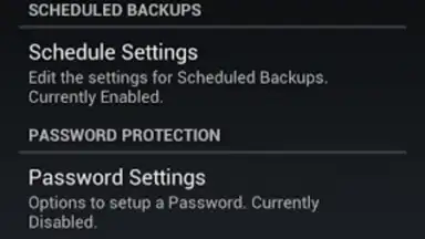 Captura de tela de SMS Backup and Restore 2