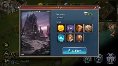 Captura de tela de Dungeon and Heroes 8