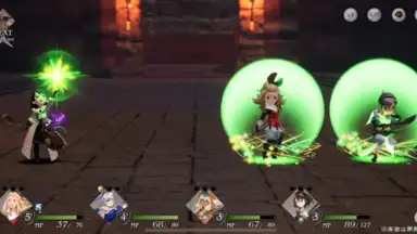 Captura de tela de Bravely Default: Brilliant Lights 2