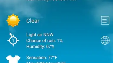 Captura de tela de Weather XL PRO 4