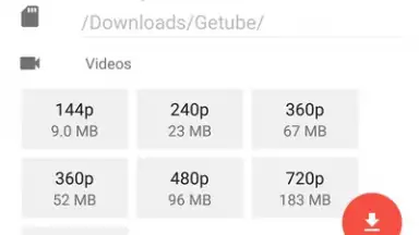 Captura de tela de Getube 3