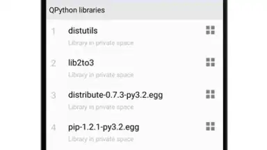 Captura de tela de QPython3 1
