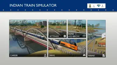 Captura de tela de Indian Train Simulator 1