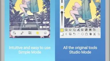 Captura de tela de Clip Studio Paint 8