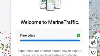 Captura de tela de MarineTraffic 25