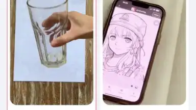 Captura de tela de AR Drawing 15