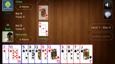 Captura de tela de Live Spades Pro 2