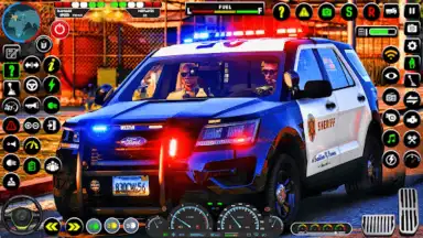 Captura de tela de US Police Games Car Games 3D 1