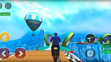 Captura de tela de Police Bike Stunts Games 8