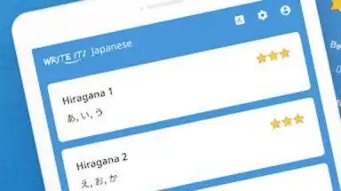 Captura de tela de Write Japanese 11